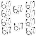 thumbnail image 1 of 10X 2 Pin Estilo de Fideos Auriculares ErgonóMicos Enchufe K Auricular Auriculares para Baofeng Uv5R Bf-888S Uv5R Negro, 1 of 5