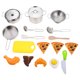 thumbnail image 1 of KAKOWELY 1 juego de juguetes de cocina para niños, utensilios de cocina de acero inoxidable, juguete de cocina para niños y niñas, juguete de juego de rol, 1 of 5