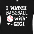 thumbnail image 4 of Inktastic I Watch Baseball with My Gigi Boys or Girls Toddler T-Shirt, 4 of 5