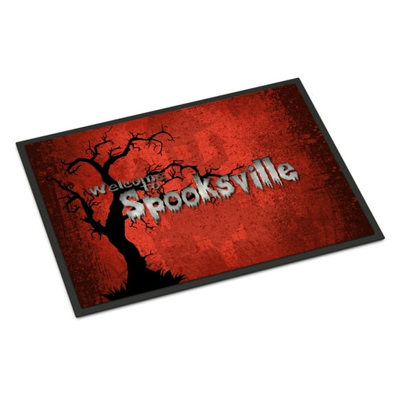 Welcome to Spooksville Halloween Doormat 24x36