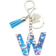 thumbnail image 2 of ORUYROP Initials Letter Keychain Blue Tassel Butterfly Pendant for Women Girls Wallet Backpack Purses, 2 of 4