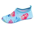 thumbnail image 4 of WhouRiu Toddler Girl Boy Water Shoes Cartoon Beach Outdoor Soft Sole Shoe Children Comfy Lightweight Waterproof Sneakers Blue Toddler9.5, 4 of 5