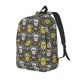 thumbnail image 1 of Disketp Sugar Skulls Mochila de Lona Estampada, Mochila Escolar de Viaje Ligera para Estudiantes y Portátil-Small, 1 of 5