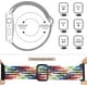 thumbnail image 3 of Solo Loop Compatible with Apple Watch Band 38mm 40mm 41mm, Adjustable for iWatch Series 8 7 6 5 4 3 2 1 SE Ultra, for Men/Women, 2 Pack., 3 of 4