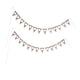 thumbnail image 1 of Banderín De Bandera, Fácil De Colgar, Estilo Campestre, Corazones Blancos, 2 Uds., Banderín Triangular Para Baby Shower, Boda, Cumpleaños OTVIAP Burlap Flag Banner, 1 of 8