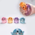 thumbnail image 2 of Squishy Halloween Ghost Stress Toy 12 Pack, Transparent Glitter Ghost Squeeze Pinch Toy, Jelly Sensory Fidget Toy, Halloween Party Favors for Kids and Adults, 2 of 7