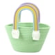 thumbnail image 2 of Handbag Picnic Basket Cotton Rope Woven Bag, 2 of 6