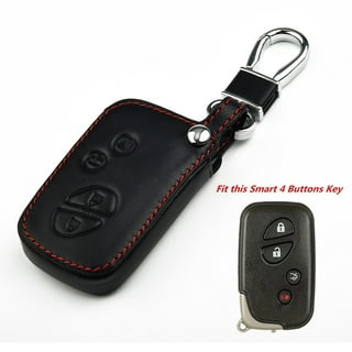 Vitodeco Genuine Leather Smart Key Fob Case Cover Protector Compatible for  Lexus UX, NX, RX, GX, LX, is, ES, GS, LS 2014-2021