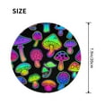 thumbnail image 3 of Disketp Bright Mushrooms Small Mouse Pad 7.9x7.9 Inches,Washable Round Mousepad For Office Laptop Computer,Non-Slip Rubber Base Mouse Pads For Wireless Mouse, 3 of 8