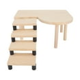 thumbnail image 1 of Hamster Platform, Multifunctional Hamster Wooden Platform And Stairs Exquisite Easy To Assemble  For Small Pets For Guinea Pigs, 1 of 8