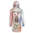 thumbnail image 2 of 4th of July Afghan Hound Celebrates Independence Day All Over Print 3D Hooded Duffle Toggle Coat Dog Lover - 12010, 2 of 6