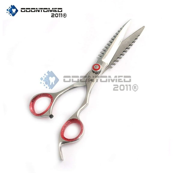 Odontomed2011 Od2011-d-1515 Brand New Polish J2 Japanese Steel Professional Razor Edge Dual Action Hairdressing Scissor Shear (Works As Thinner Razor As Well) A  Quality