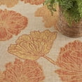 thumbnail image 4 of Nourison Garden Oasis Floral Flatweave Indoor Outdoor Rug Coral 3' x 5', 4 of 8