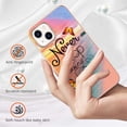 thumbnail image 2 of iPhone 14 Plus Case, Shockproof Soft TPU Backplane Luxury Marble Pattern Wireless Charging Higher Design 360 Degree Protection Luxury Fashion Case for Girls & Women, Buttery, 2 of 6