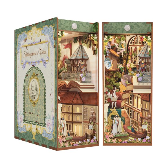 Kit de rincón para libros DIY Tonecheer x Shakespeare de la Biblioteca Británica
