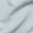thumbnail image 3 of Superior Dobbyweave Knit Cotton Blanket, All Season Bed Blanket, King 90" x 108", Light Blue, 3 of 8