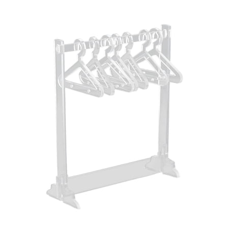 QSTDGVPW Earring Display Holder Jewelry Props Coat Hanger Rack Rail Storage Jewelry Shelf