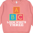 thumbnail image 3 of Inktastic 3rd Birthday 3 Year Old Alphabet Toddler Sweatshirt, 3 of 4