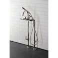 thumbnail image 2 of Aqua Vintage CCK8106DKL Concord Freestanding Tub Faucet with Supply Line, Stop Valve, Polished Nickel, 2 of 7