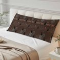 thumbnail image 4 of Japanese Style Body Pillow Covers 20"x54", Farmhouse Brown Cat House Trees Flowers Soft Brushed Microfiber Breathable Throw Pillow Covers, Decorative Pillowcase with Zipper for Couch Sofa Bedroom, 4 of 9