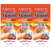 Children's Motrin Dye-Free Berry Flavor Suspension, 12 Ounces