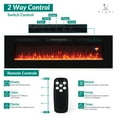 thumbnail image 7 of Electric Fire Place Heater for the Wall Mount, Living Room by Naomi Home - Black-Color:3 Flame Colors,Size:40 inches, 7 of 7