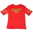 thumbnail image 2 of Wonder Woman 830114-small Wonder Woman Gold Foil Classic Symbol Womens T-Shirt - Small, 2 of 2
