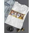 thumbnail image 3 of Well Dressed Animals Portrait T-Shirt Women -Victoria Borges Designs, Female Small, 3 of 4