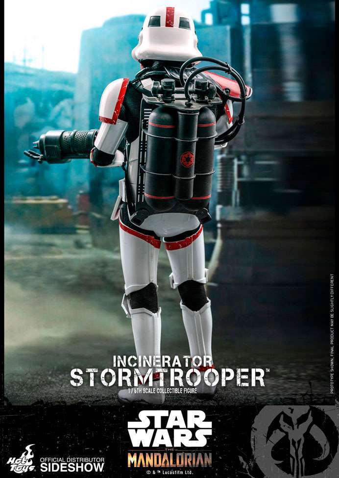 Star Wars The Mandalorian Incinerator Stormtrooper Collectible Figure