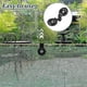 thumbnail image 5 of 1/200pcs Shade Cloth Heavy Duty Lock Grip Round Greenhouse Sun Shade Net Fix Clamp Plastic, 5 of 5