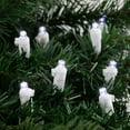 thumbnail image 3 of Northlight LED Wide Angle Christmas Lights - Pure White - 16.25' White Wire - 50ct, 3 of 4