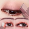 thumbnail image 4 of Two Color Eyeshadow Stick - Dual Ended Shadow Pencil for Gradient Eye Makeup Velvet Matte and Shimmer Long Lasting Waterproof Easy Blend Cream Stick for Women Beginners Daily Natural Eye Look, 4 of 5
