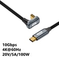 thumbnail image 2 of Cable de datos OTG para ordenador portátil, dispositivo de carga rápida PD 100W, USB 3,1 Gen 2, tipo C, Chip Emark, 10Gbps, 4K, 60HZ, 2 of 4
