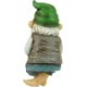 thumbnail image 5 of Estatua de gnomo de jardín - El guardián del gnomo de pesca - Gnomos de jardín al aire libre - Estatuas divertidas de gnomo de césped, a todo color TUNC Sencillez, 5 of 5
