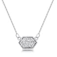 thumbnail image 1 of Collier Pendentif pour Femmes Mode Forme Diamant Collier Charme Collier Clavicule, 1 of 8