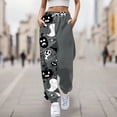 thumbnail image 2 of WILLBEST Pantalones Casuales para Mujer, Pantalones Deportivos con Estampado de Halloween, Pantalones Cómodos, Cintura Elástica Suave, Uso Diario, Diseño de Moda para Cualquier Ocasión. Extra Grande, 2 of 4