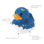 Infantino Fun Time Duck Baby Bath Toy, Squeezable Floating Duck, BPA-Free, Infant & Toddler Bath Toy, Cloud
