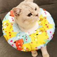 thumbnail image 3 of FANTADOOL Durable Soft Cozy Elizabeth Circle Collar, Adjustable Neck Collar Cotton Waterproof Pet Cone E-Collar with Cute Pattern for Cat and Dog, 3 of 6