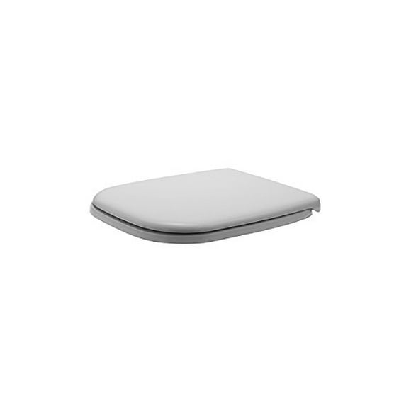 Duravit 0067410000 D-Code Toilet Seat and Cover, Elongated, White Finish
