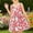 E Red, variant on NAISIBABY Casual Dresses for Girls, Crewneck Cute Flowy Sleeveless Summer Casual Play Dress Red Size 12