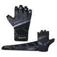 thumbnail image 2 of Guantes de entrenamiento transpirables, antideslizantes y resistentes al desgaste con muñequera ajustable para, 2 of 9