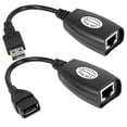 thumbnail image 1 of USB to RJ45 RJ 45 LAN Cable Extension Adapter Extender USB to Network Port, 1 of 5