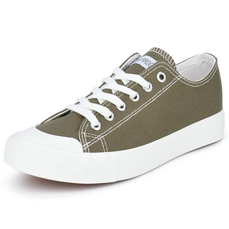 

JENN ARDOR Women Lace up Low Top Canvas Sneaker