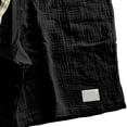 thumbnail image 5 of Yievot Cotton Shorts for Men Casual Drawstring Elastic Waist Loose Fit Summer Vacation Travel Shorts, 5 of 7