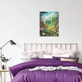 thumbnail image 4 of CozyNet Serene Botanical Landscape Lush Greenery & Colorful Blooming Wildflowers Wall Art Prints With Frame Canvas Perfect for Living Room & Bedroom, Ready to Hang, Wall Decor 12"x16"in, 4 of 4
