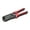 Red, variant on Networking Cable Crimper For RJ45 RJ11 Connectors Features Integrated Stripper Cutter Crimper Steel PVC Materials Coating