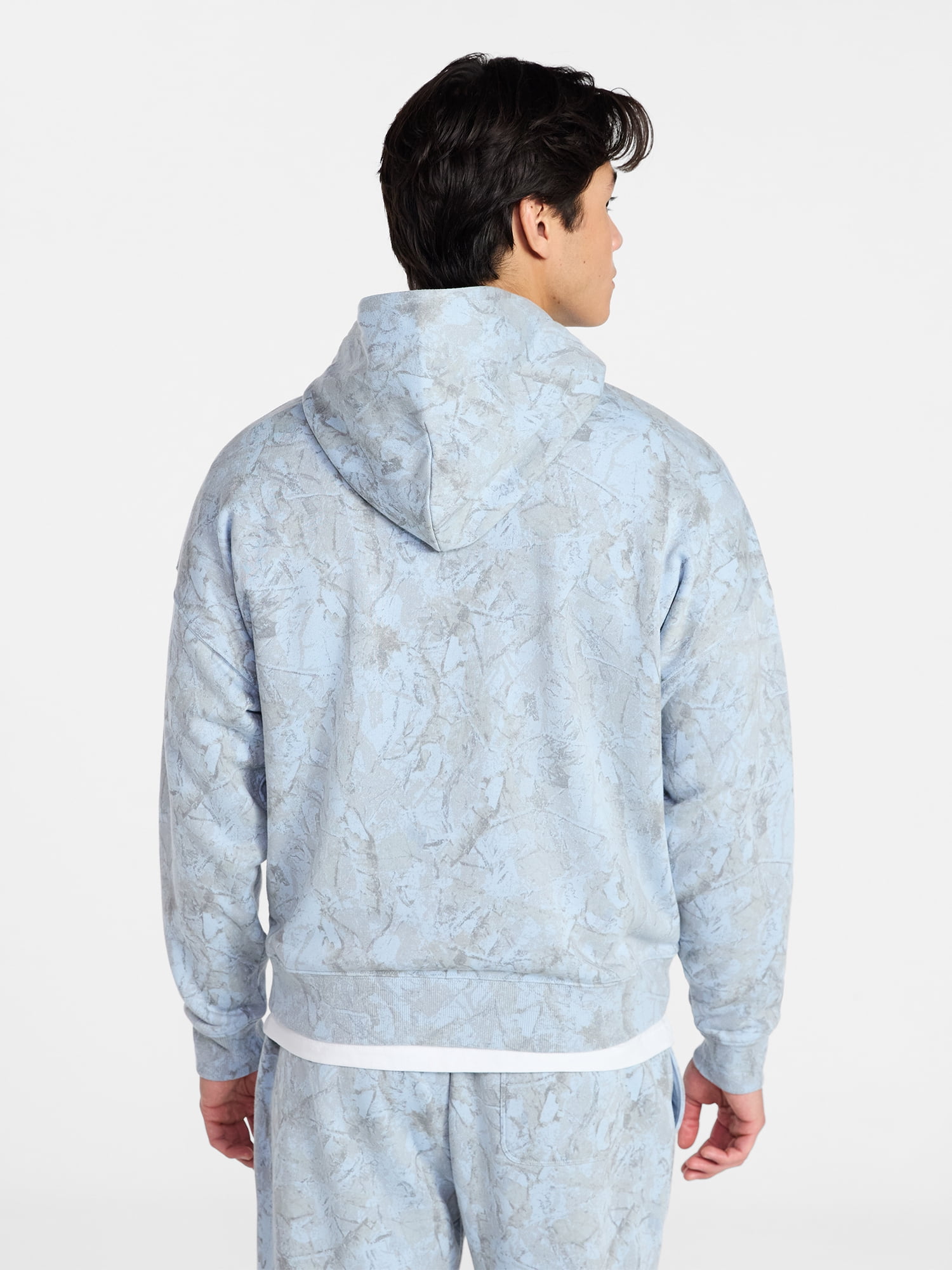 No Boundaries Oversized Hoodie with Long Sleeves, Men's XS-4XLT