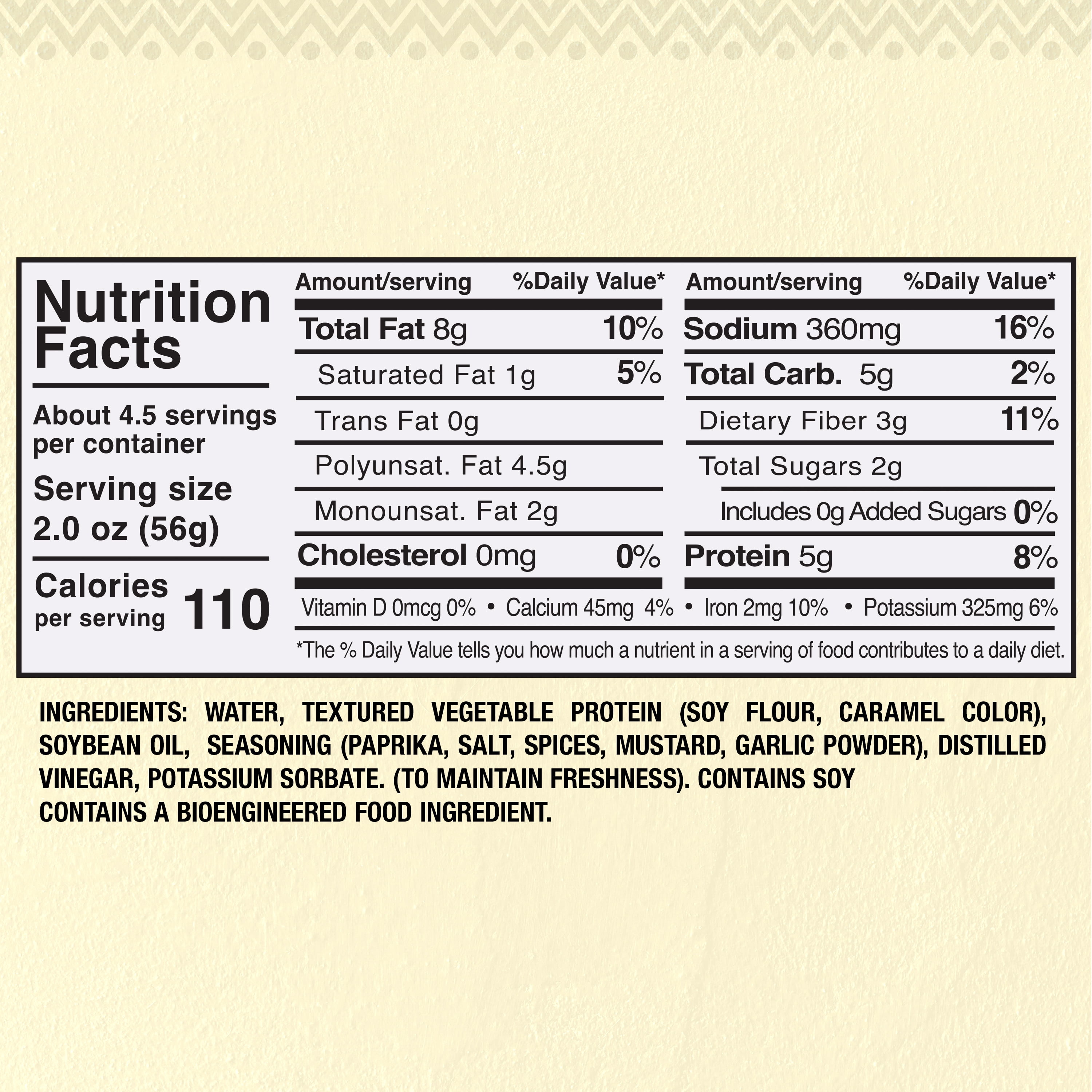 Cacique Vegetarian Soy Chorizo, 9 oz (Refrigerated)