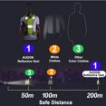 thumbnail image 3 of Gilet de Course Réfléchissant avec Sangle Réglable et Trous Respirants, Gilet de Sécurité Ultrafin Léger avec Haute Visibilité 360° pour Course, Jogging, Cyclisme, Randonnée, Marche, Jaune, 3 of 5