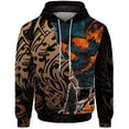 thumbnail image 3 of Sudadera nueva de otoño 2024, sudadera de moda para hombre, sudadera con capucha con estampado de calavera 3D, ropa retro de calle Harajuku, sudadera holgada con capucha, ropa Y2k, 3 of 5